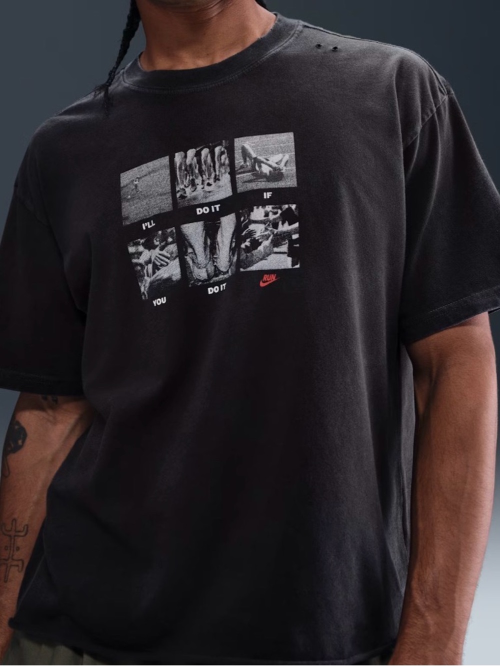 Nike Sportswear Black Short-Sleeve Tee